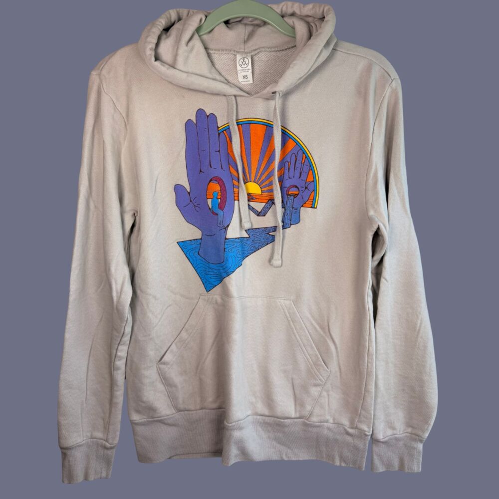 Psychedelic Space Art Graphic Hoodie